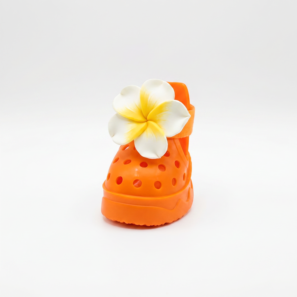 YELLOW PLUMERIA - CLICK ON CHARMS SET (Set of 2)