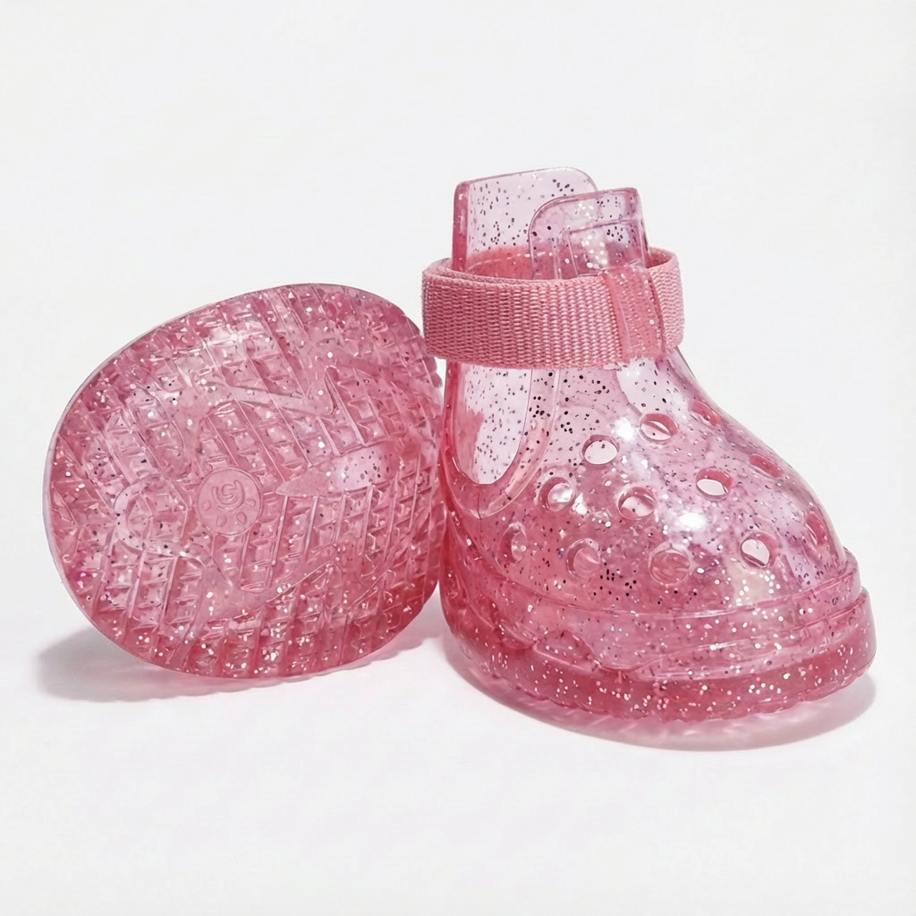 <EDITION 2> QQ Jelly Series – Strawberry Jelly Sandals | Breathable & Soft | Pink