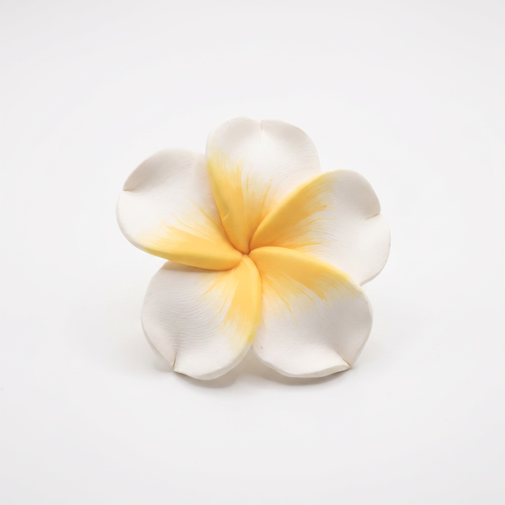 YELLOW PLUMERIA - CLICK ON CHARMS SET (Set of 2)