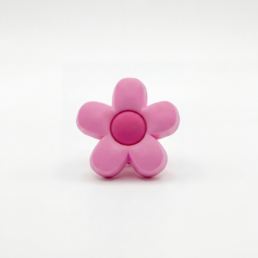 BLUE PINK FLOWERS - CHARMS SET (Set of 2)