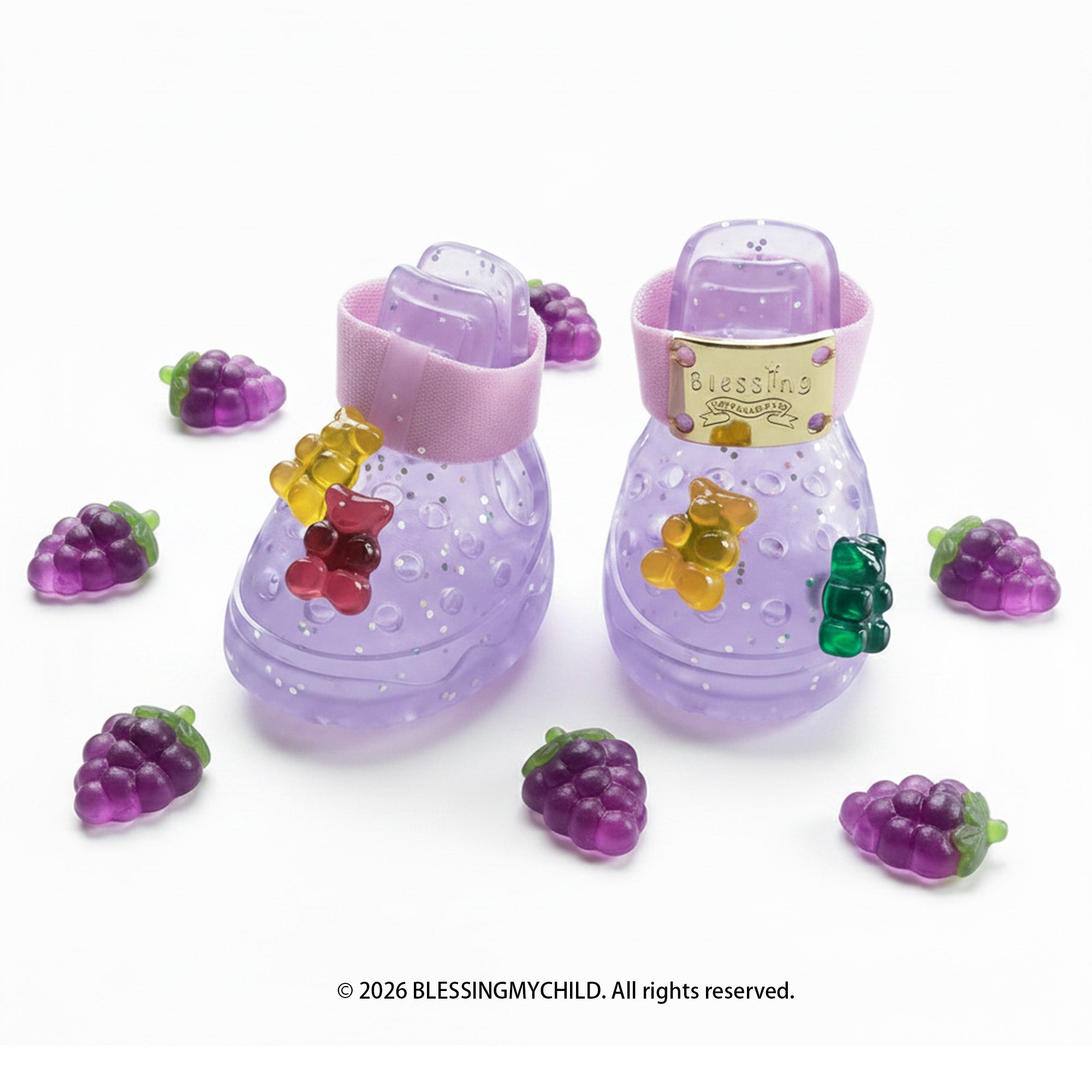 🍇 NEW新品 | QQ Jelly Series – Grape Jelly Dog Sandals | 葡萄果冻凉凉鞋