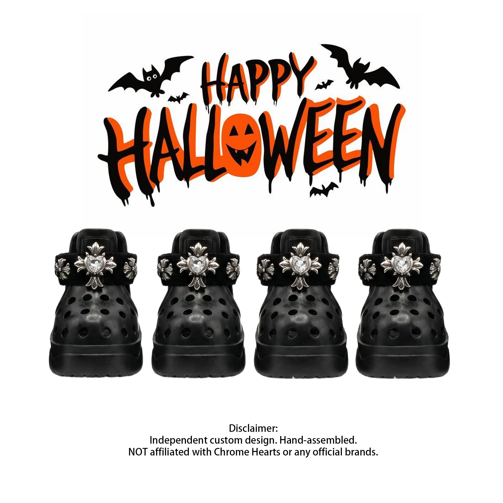 The Little Devil Dog Sandals (Halloween Limited) | 暗夜小恶魔朋克防滑凉鞋 - Gold Series 2.0 (V2)