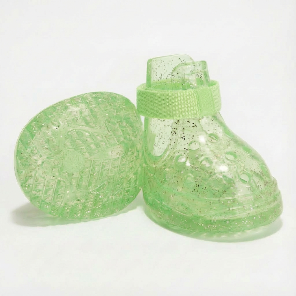 <EDITION 2> QQ Jelly Series – Lime Jelly Sandals | Lightweight & Anti-Slip | Green